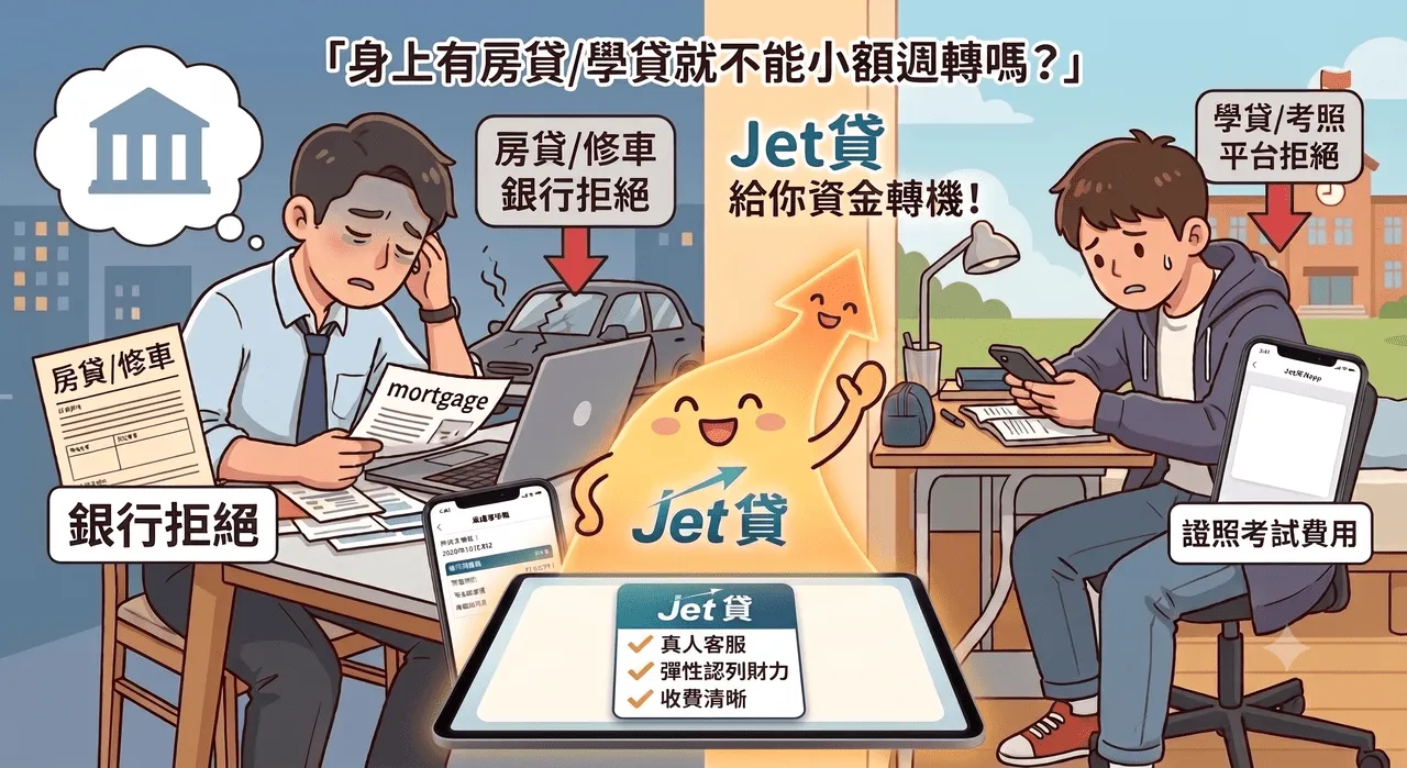 「身上有房貸/學貸就不能小額週轉嗎?」上班族與學生的真實故事